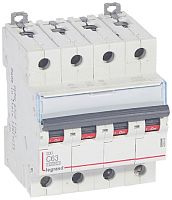 Выключатель автоматический Legrand DX3-E 10000 4п 63А C 16кА картинка